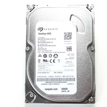 Lenovo 500GB SEAGATE SATA HDD 00PC550